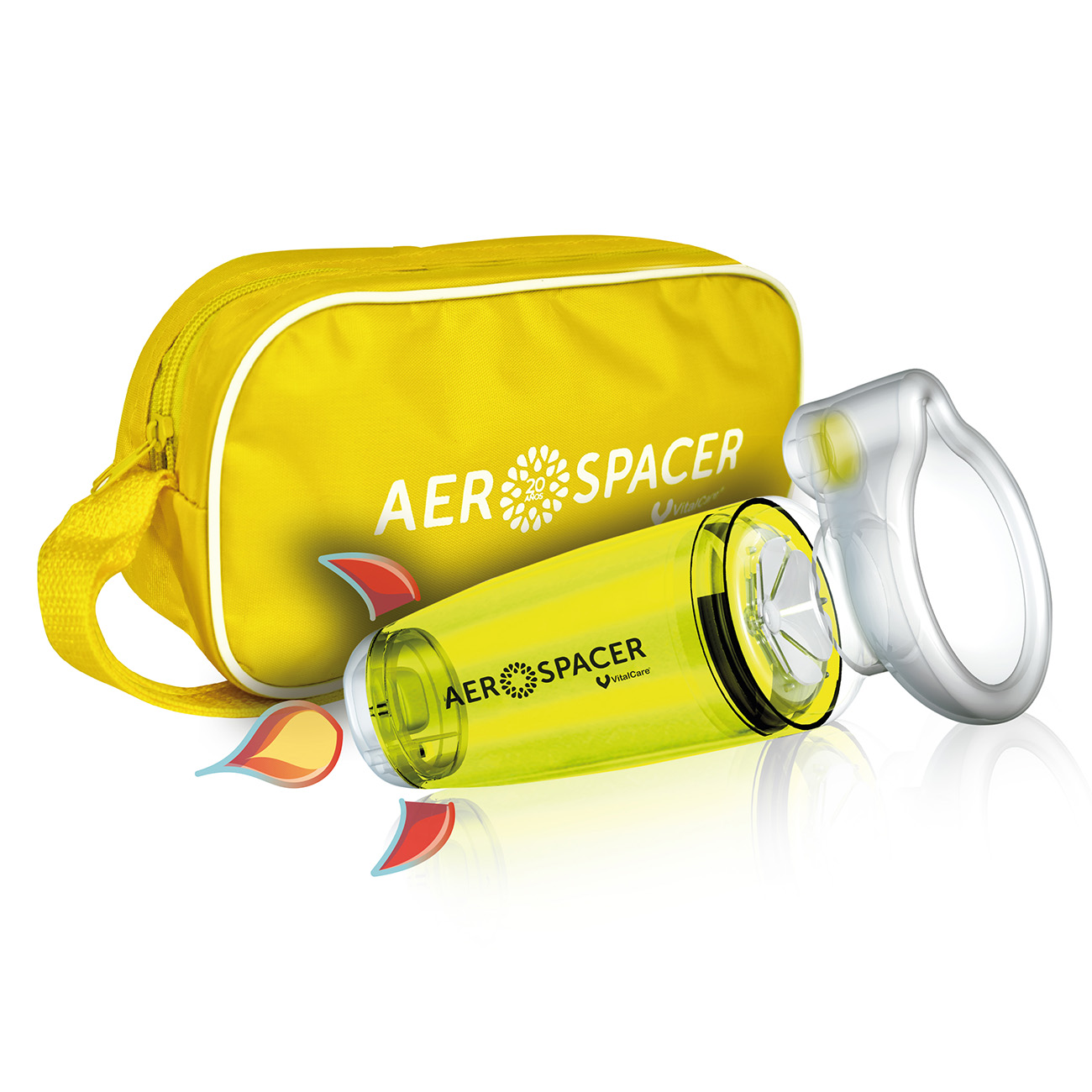 Aerocámara Premium Aerospacer con Mascarilla y Boquilla – Infantil