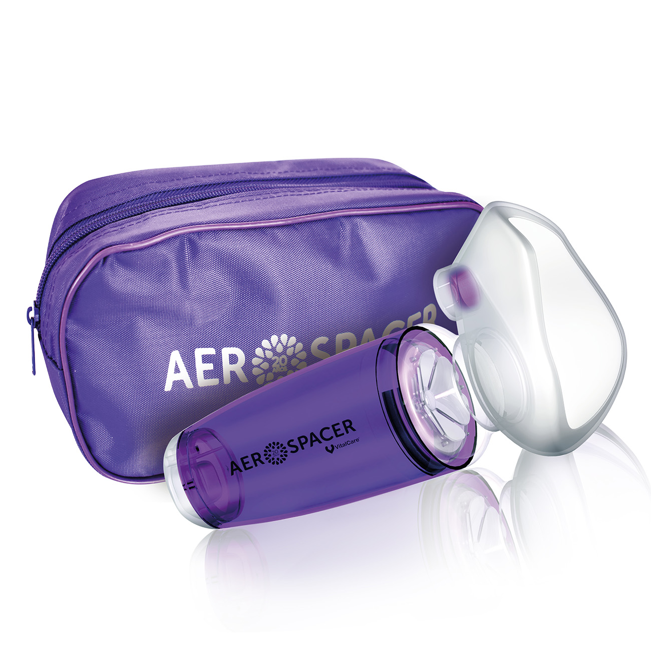 Aerocámara Premium Aerospacer con Mascarilla y Boquilla – Juvenil