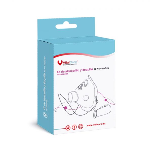 Kit De Mascarillas Y Boquilla Para Nebulizador De Malla AirPro - Imagen 2